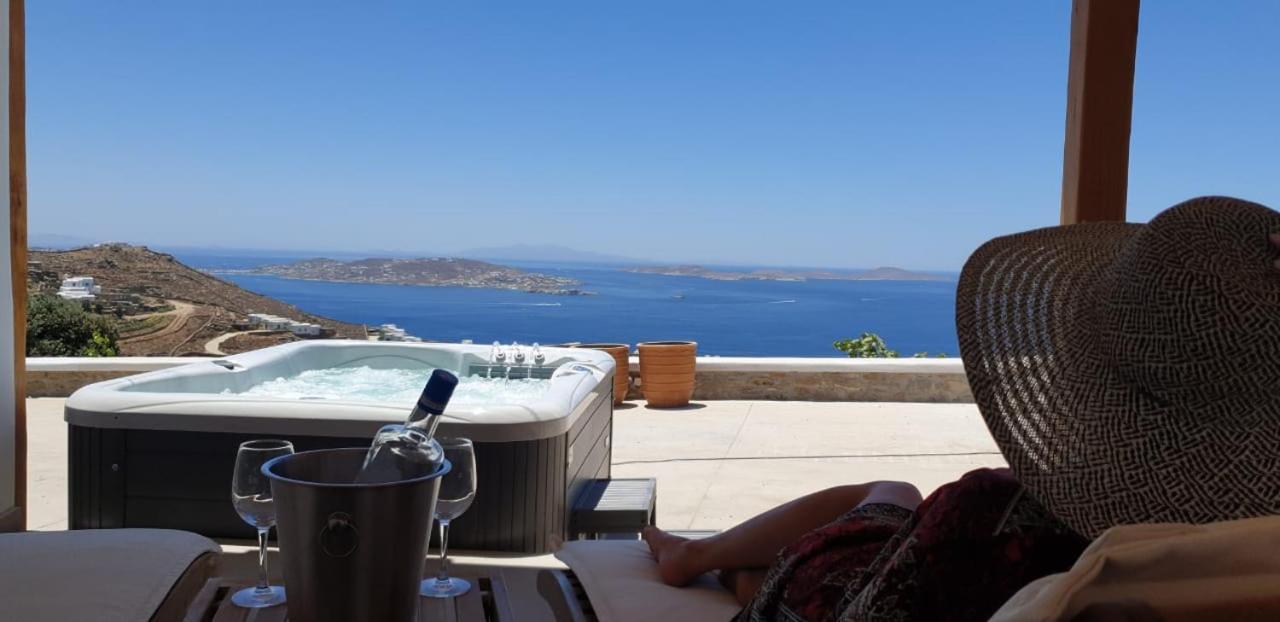Blue Serenity Villa Fanari  Buitenkant foto
